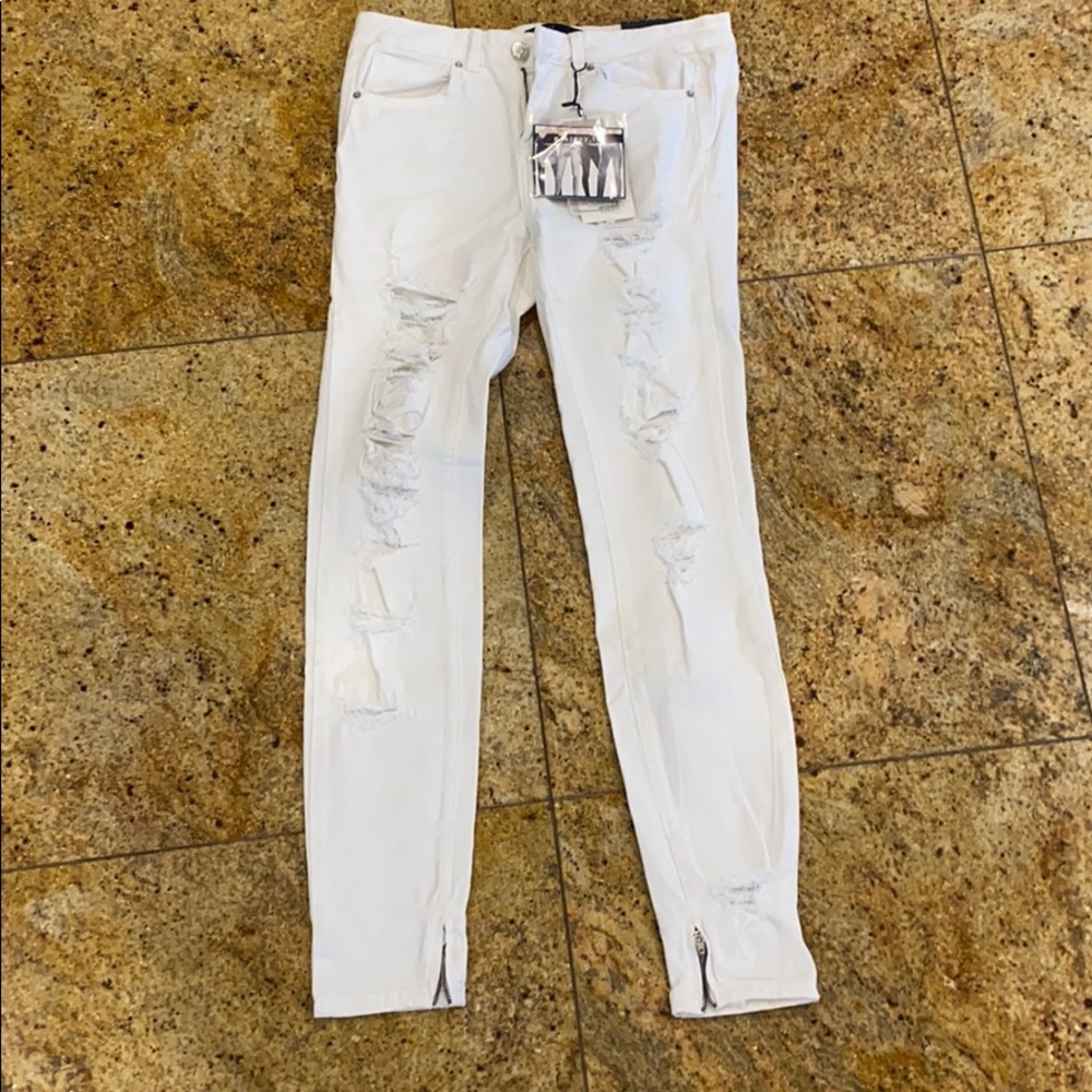Denim White Jeans Size 4